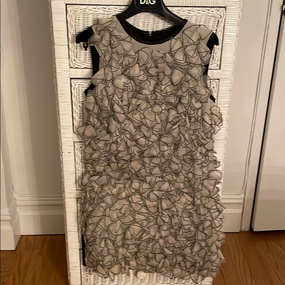 D&G bow/satin cocktail dress